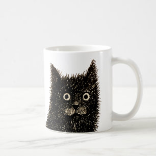 Taza De Café Gatito negro