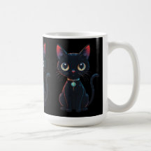 Gatito negro poco espeluznante