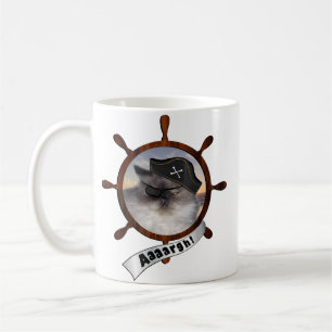 Taza De Café Gatito persa del pirata