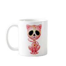 Gatito rosado del azúcar del zombi