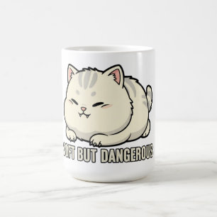 Taza De Café Gatito Suave Pero Peligroso