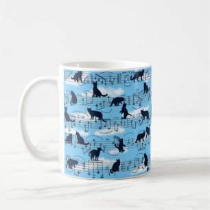 Taza De Café gatitos musicales