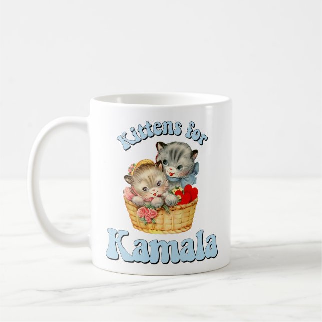 Taza De Café Gatitos para Kamala (Izquierda)