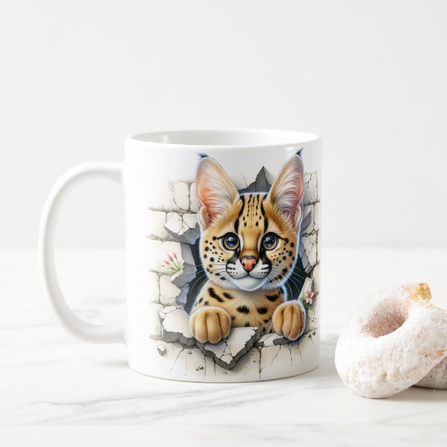 Taza De Café Gato (Con donut)