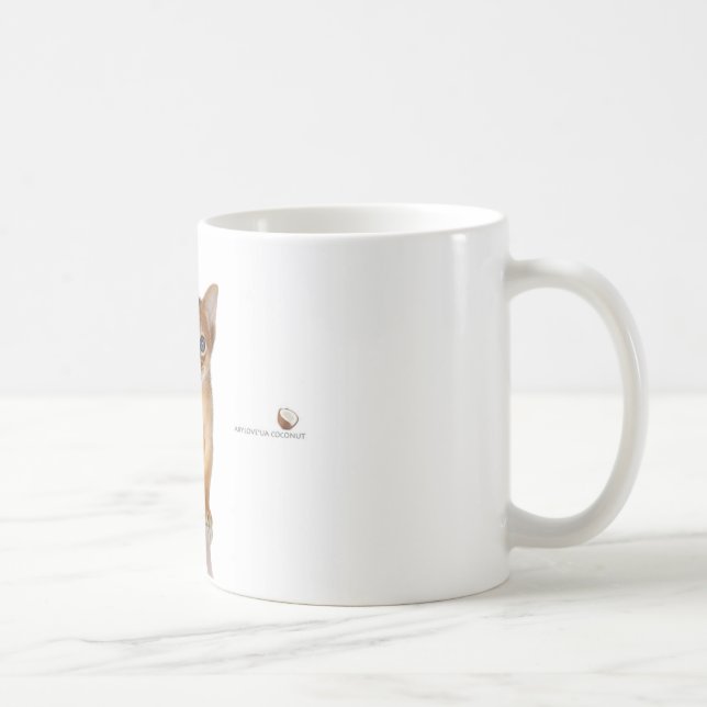 Taza De Café Gato abisinio (Derecha)