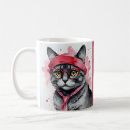 Taza De Café Gato Adorable disfrazado - Perfecto Diversión de S