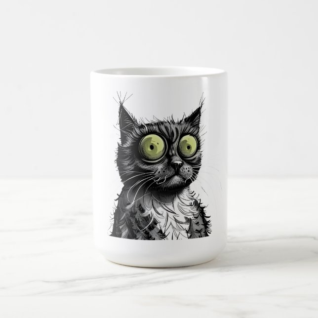 Taza De Café Gato afeitado (Centro)
