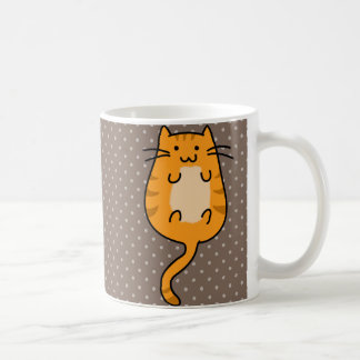 Taza De Café Gato anaranjado lindo