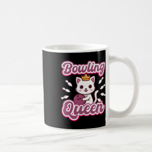 Taza De Café Gato anime de Kawaii de una reina de boliche