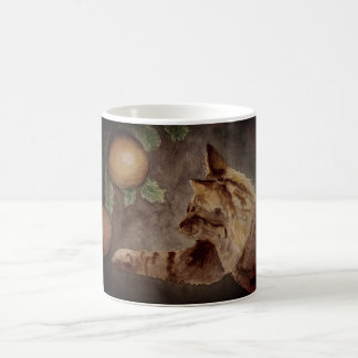 Taza De Café Gato + árbol de Navidad