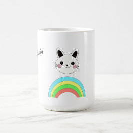 Taza De Café Gato arcoiris