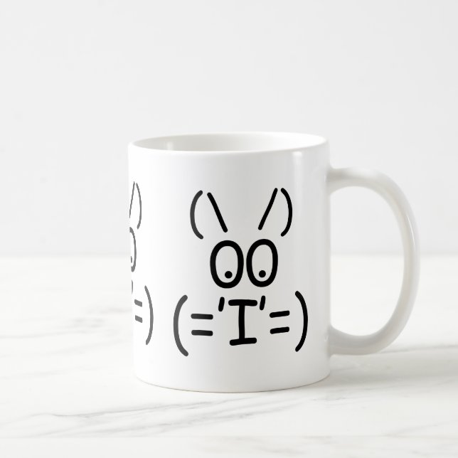 Taza De Café gato ASCII (Derecha)