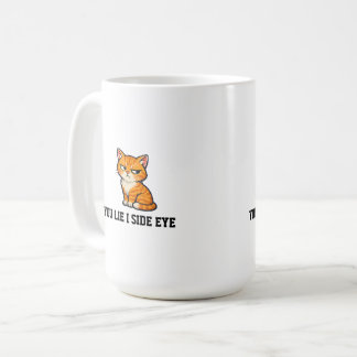 Taza De Café Gato Atigrado Naranja Gruñón Miento Te Miro de Reo