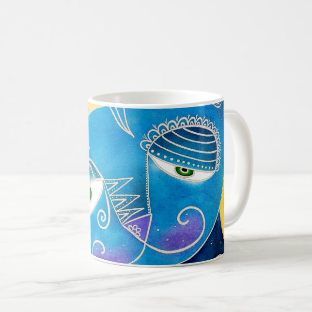 Taza De Café Gato azul (Anverso derecho)