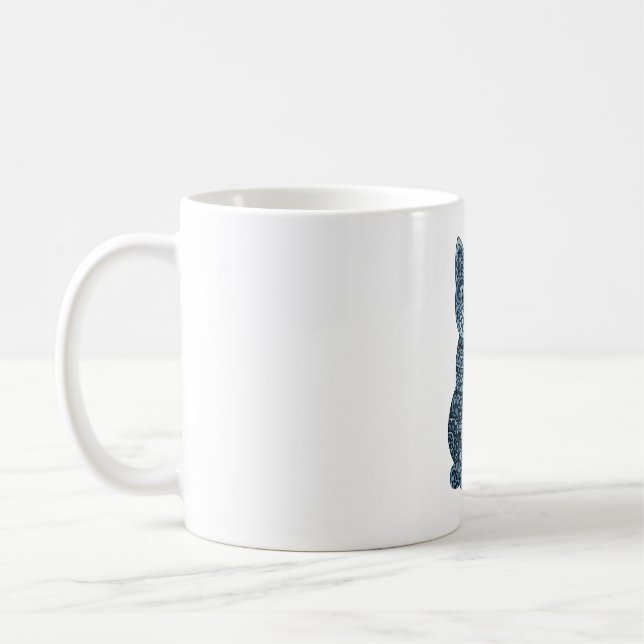 Taza De Café gato azul (1) (Izquierda)