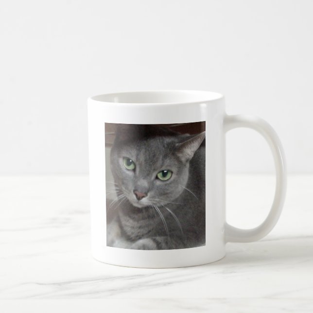 Taza De Café Gato azul de Rusia (Derecha)