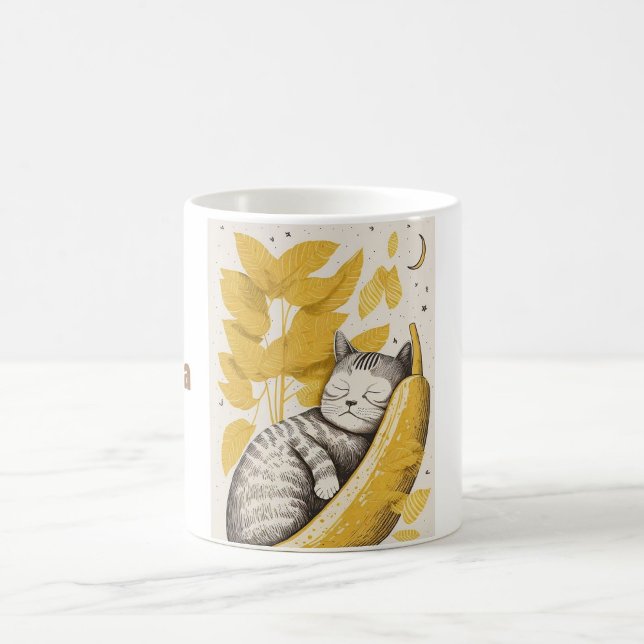 Taza De Café Gato bananero (Subido por el creador)