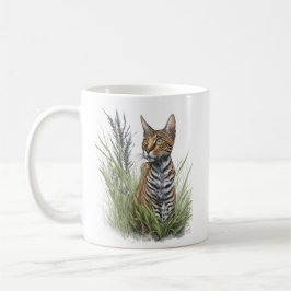 Taza De Café Gato Bengal