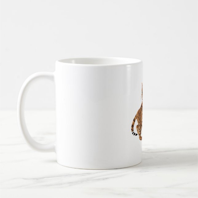 Taza De Café Gato bengalí codicia rosette y gatos bengalíes de  (Izquierda)
