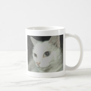 Taza De Café Gato blanco