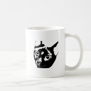 Taza De Café Gato blanco negro