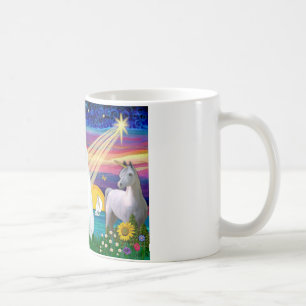 Taza De Café Gato Blanco - Noche Mágica