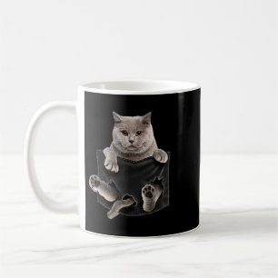 Taza De Café Gato British Shorthair en Poc
