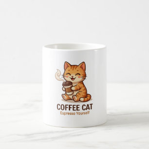 Taza De Café Gato Café Exprésate Gatito Lindo