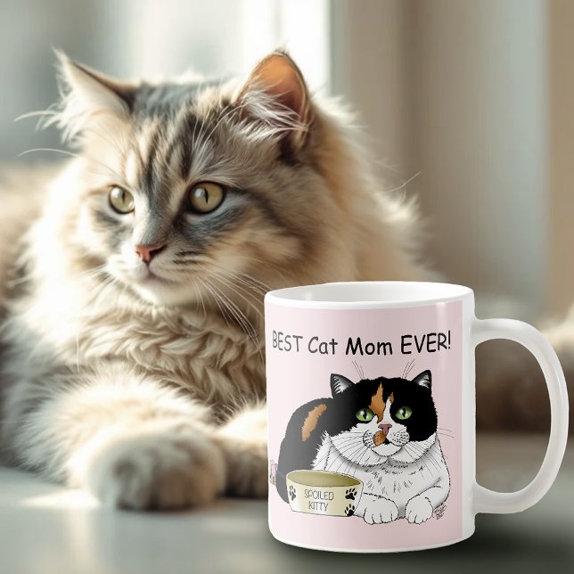 Taza De Café Gato Calico del Día de la Madre (Subido por el creador)