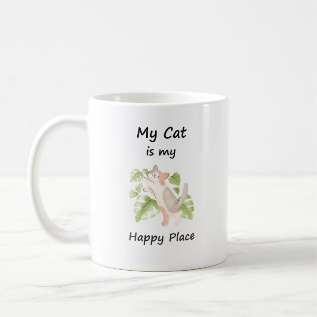 Taza De Café Gato caprichoso (Izquierda)
