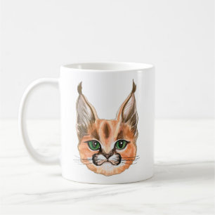 Taza De Café Gato caracal personalizado