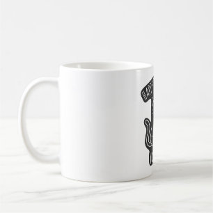 Taza De Café Gato Con Garras Afiladas Feliz De Romper La Espald