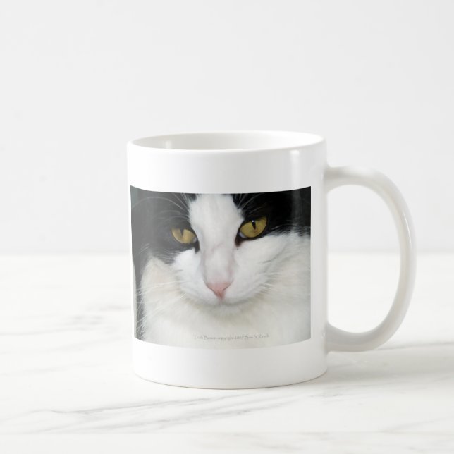 Taza De Café Gato con los ojos de oro (Derecha)