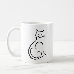 Taza De Café Gato - Corazón