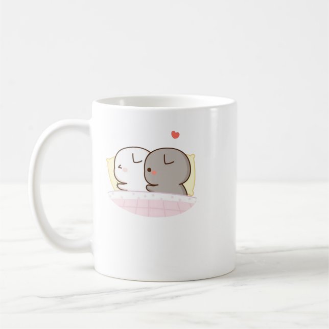 Taza De Café Gato cutáneo mochi (Izquierda)