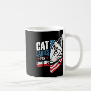 Taza De Café Gato Damas De Harris Presidente Kamala Harris 2024