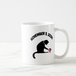 Taza De Café Gato Damas De Kamala Harris