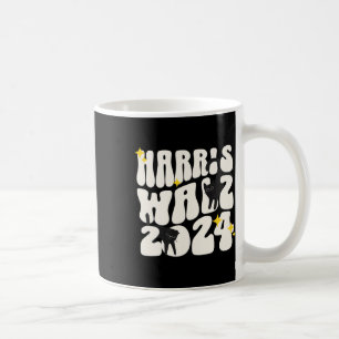 Taza De Café Gato Damas Para El Divertido Gato De Kamala 2024 P