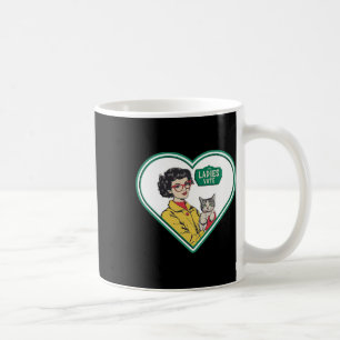 Taza De Café Gato Damas Votan Divertido Tema De Elecciones Dama