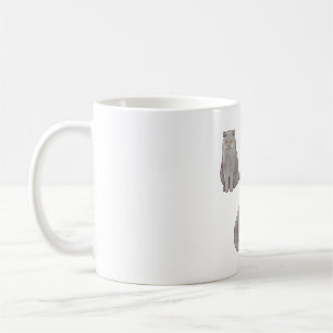 Taza De Café Gato de acorazado británico Magic