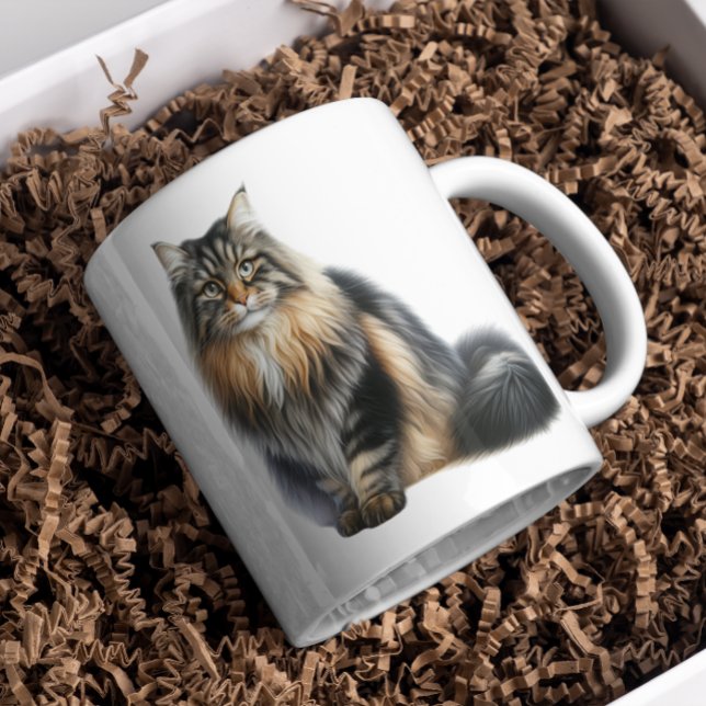 Taza De Café Gato de belleza y gracia (Subido por el creador)