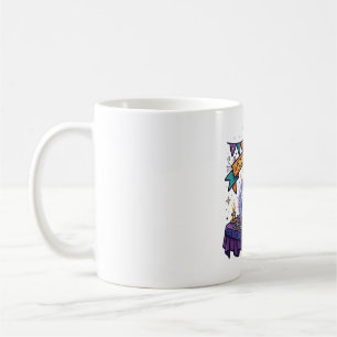 Taza De Café Gato de Bola de Cristal de Adivina Carnaval Espelu