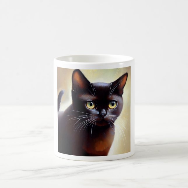 Taza De Café Gato de Bombay (Centro)