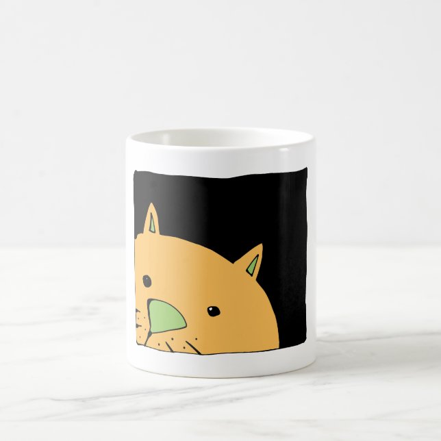 Taza De Café Gato de búsqueda (Centro)