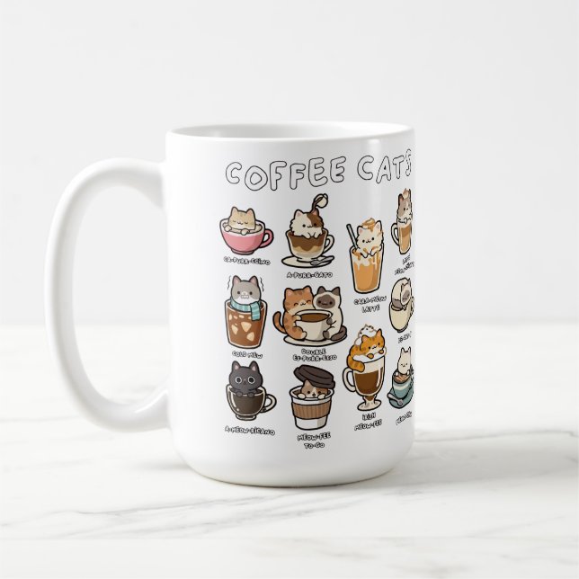 Taza De Café Gato de café  (Izquierda)