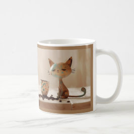 Taza De Café Gato de café de Buenos días