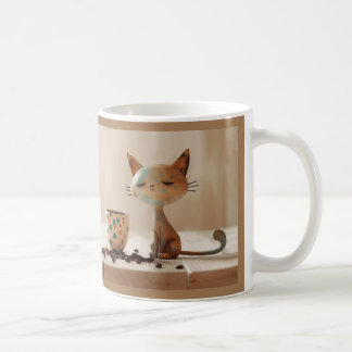 Taza De Café Gato de café de Buenos días