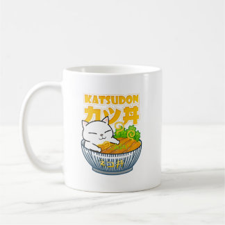 Taza De Café Gato de cerdo Katsudon