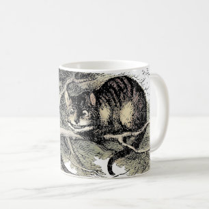 Taza De Café Gato de Cheshire Alice en el país de las maravilla