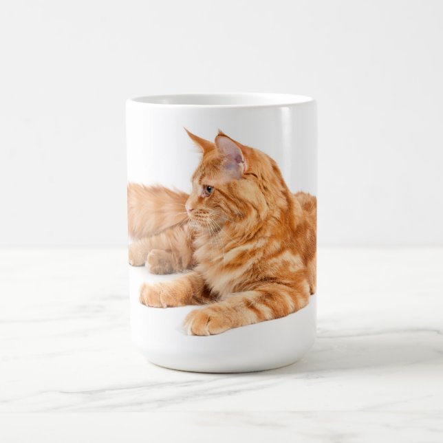 Taza De Café Gato de Coon de Maine (Centro)